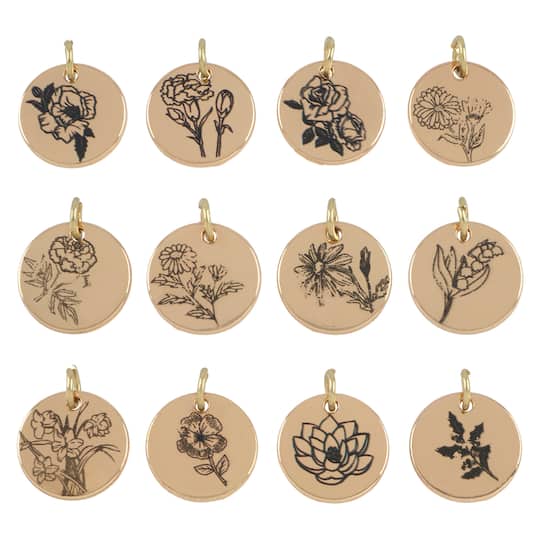 Birth Flower Charm Set by Bead Landing™